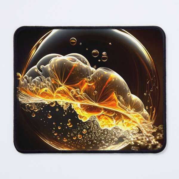 Item preview, Gold black soap bubbles designed and sold by Creativ-Queen.