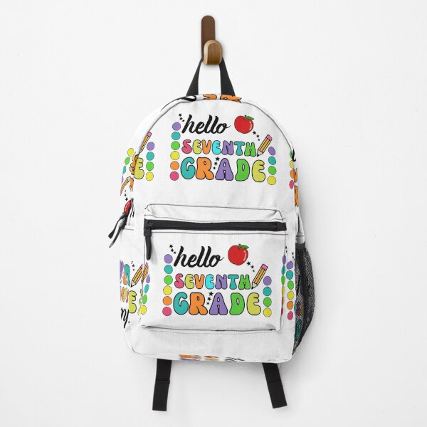 Item preview, Hello Seventh Grade designed and sold by The Sticker Spree ⭐️⭐️⭐️⭐️⭐️.