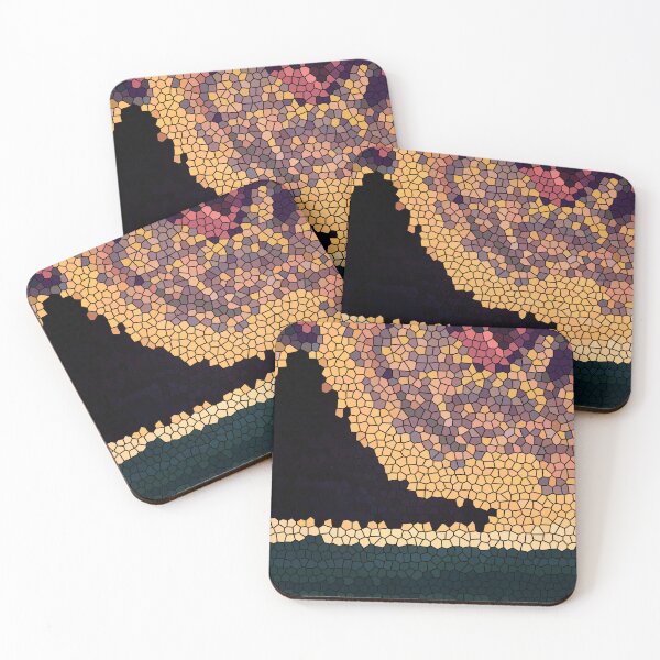 Item preview, Abstract Beach Ocean Mountain Pretty Sky Beach Vibes 2 of 4 designed and sold by Beachy.