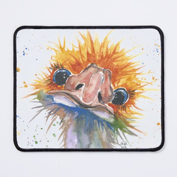 Item preview, Emu bird, Ostrich portrait designed and sold by Marjansart.