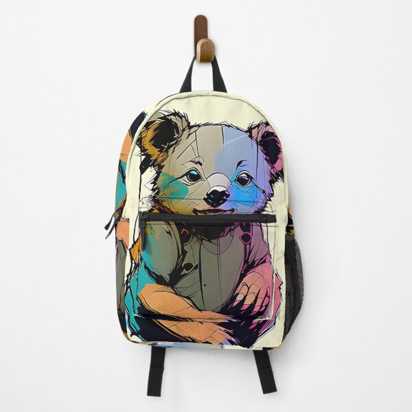 Item preview, Koala Bear Inkpunk Style with Yellow Background designed and sold by CJMarchese.