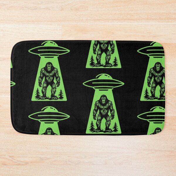 Item preview, Alien And bigfoot | Alien abduction | bigfoot silhouette | Bigfoot ufo designed and sold by Drzamag.
