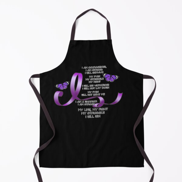 Item preview, My Struggle Purple Ribbon Poem with Butterflies designed and sold by Alondra.