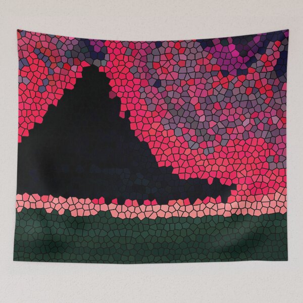 Item preview, Abstract Beach Ocean Mountain Pretty Sky Beach Vibes 3 of 4 designed and sold by Beachy.