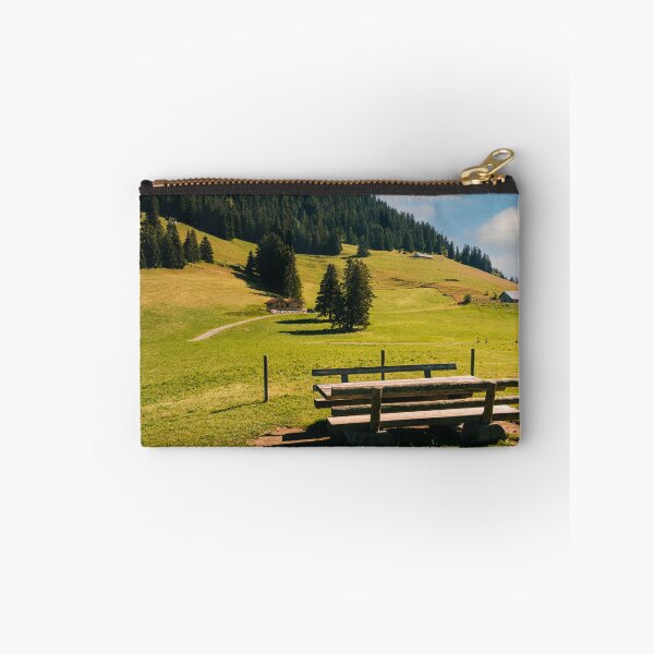Item preview, wooden picnic table and bench in swiss Alps designed and sold by svanaerschot.