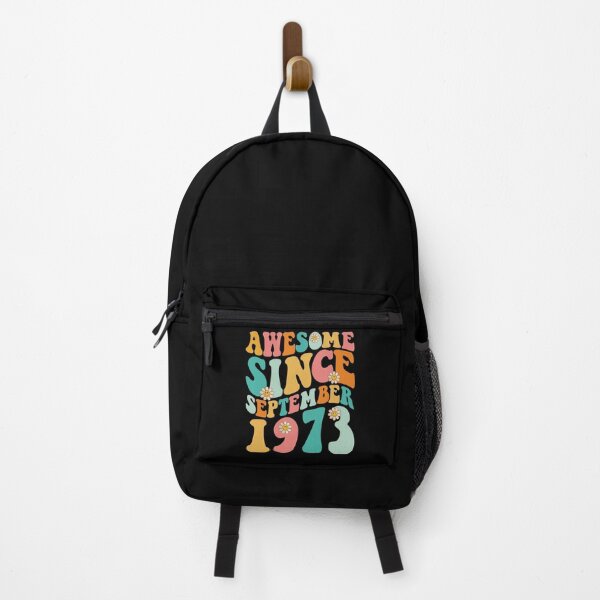 Item preview, Awesome Since September 1973 | Made In 1973 | Retro Groovy Birthday designed and sold by Christina-grich.