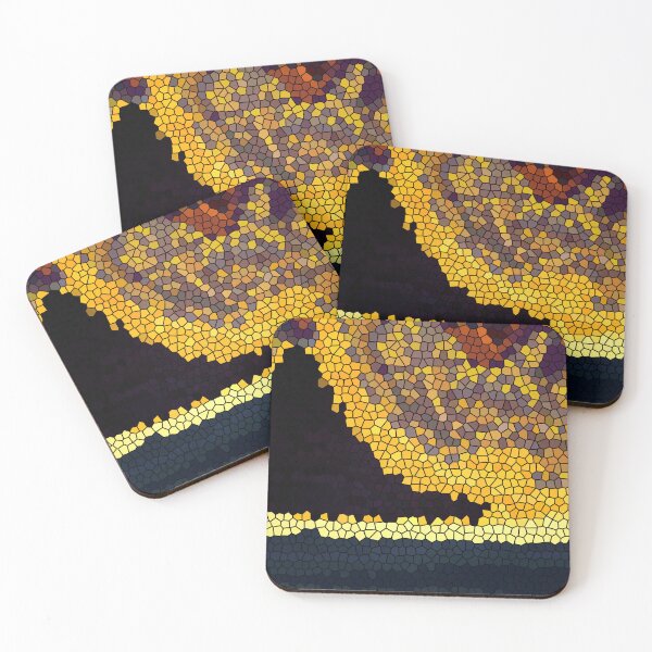 Item preview, Abstract Beach Ocean Mountain Pretty Sky Beach Vibes 4 of 4 designed and sold by Beachy.
