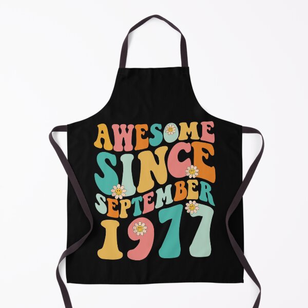 Item preview, Awesome Since September 1977 | Made In 1977 | Retro Groovy Birthday designed and sold by Christina-grich.