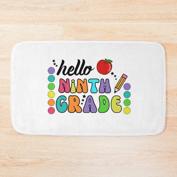 Item preview, Hello Ninth Grade designed and sold by The Sticker Spree  ⭐️⭐️⭐️⭐️⭐️.