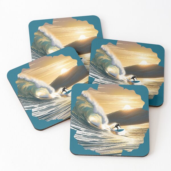 Item preview, Riding the Wave: A Surfer's Paradise designed and sold by OurBarcode.
