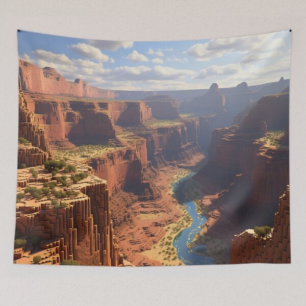 Item preview, Blocky Grand Canyon  designed and sold by Gravitylessarts.