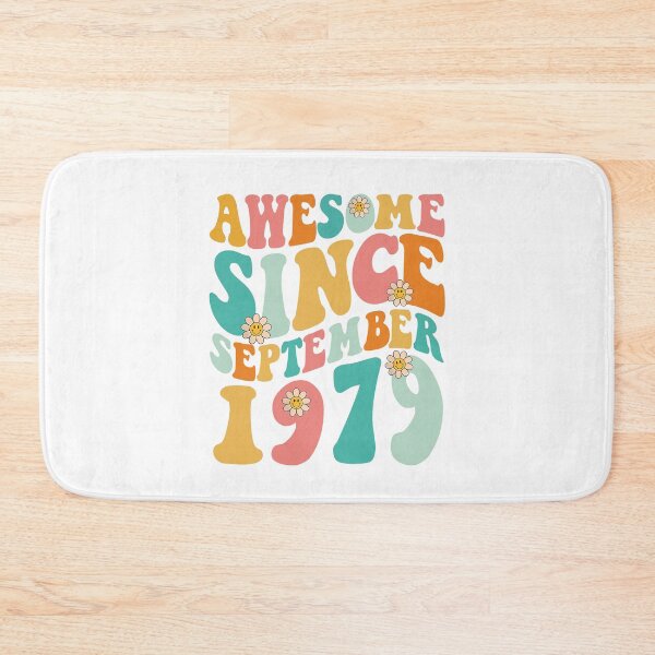 Item preview, Awesome Since September 1979 | Made In 1979 | Retro Groovy Birthday designed and sold by Christina-grich.