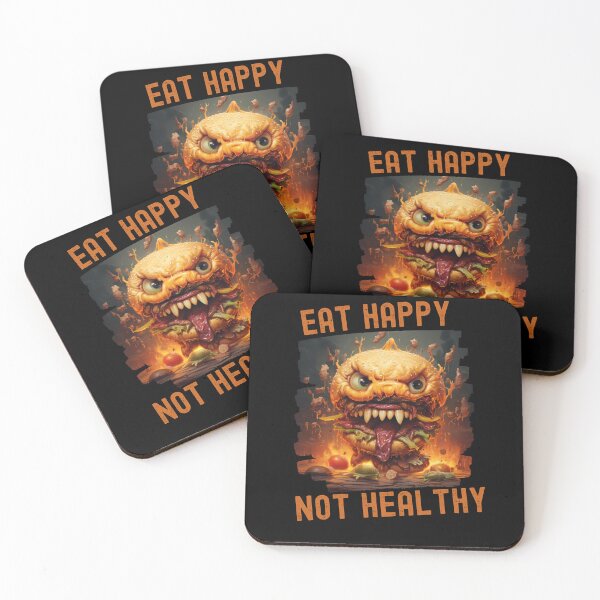 Item preview, Eat Happy not Healthy designed and sold by Chmielayka.