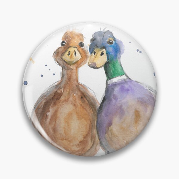 Item preview, Couple of Duck Lovebirds designed and sold by Marjansart.