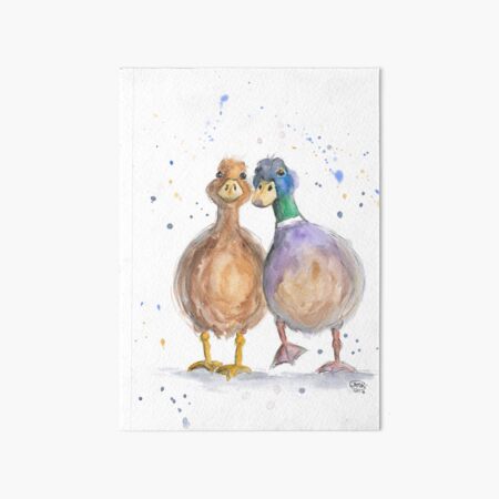 Wedding Ducks Art Board Prints for Sale