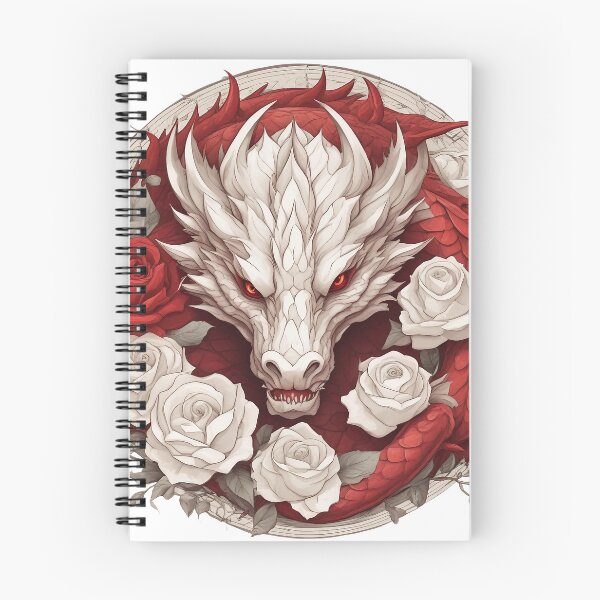 Item preview, White Dragon İn The Red Rose designed and sold by FrozenPolarBear.