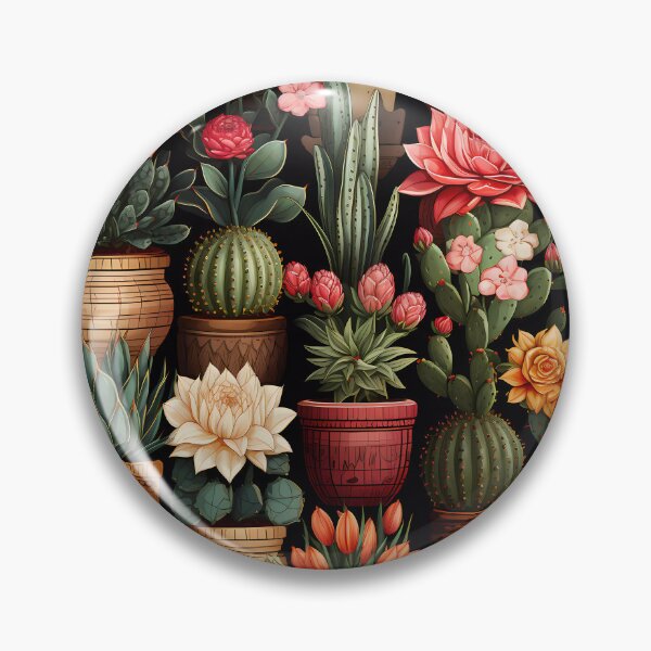 Item preview, Cacti pots. natural pattern designed and sold by the99thstudio.