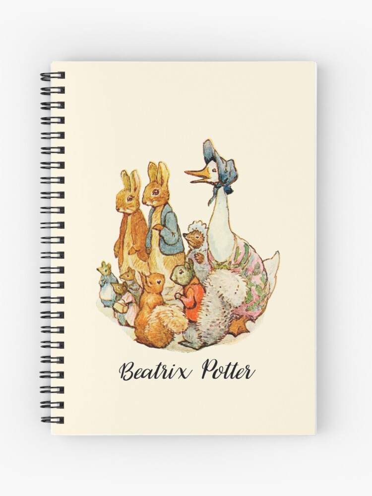 Cuaderno de espiral «Animales del libro de cuentos para niños de Beatrix  Potter» de dotpattern | Redbubble