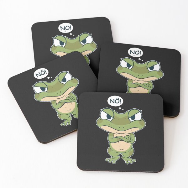 Item preview, Frog Says No - Grumpy Frog designed and sold by ChrisFeil.