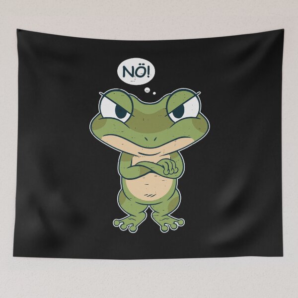 Item preview, Frog Says No - Grumpy Frog designed and sold by ChrisFeil.