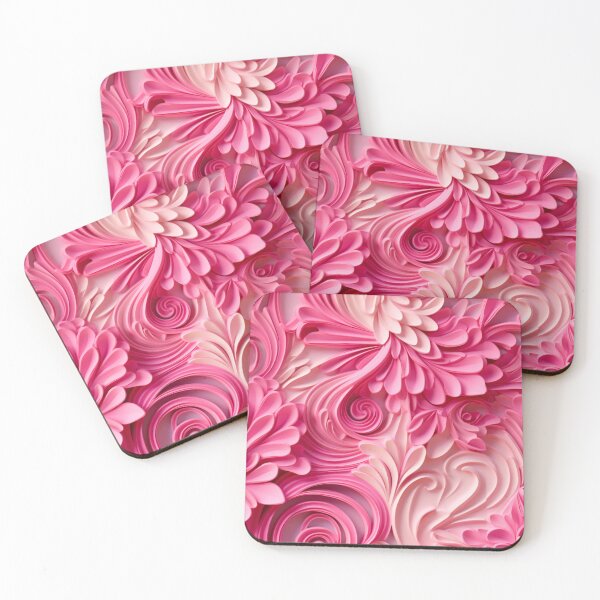 Item preview, Pink swirly 3D background designed and sold by PaperieJennifer.
