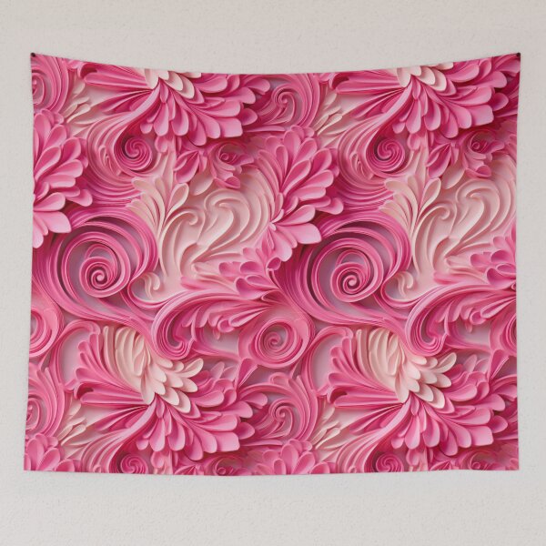 Item preview, Pink swirly 3D background designed and sold by PaperieJennifer.