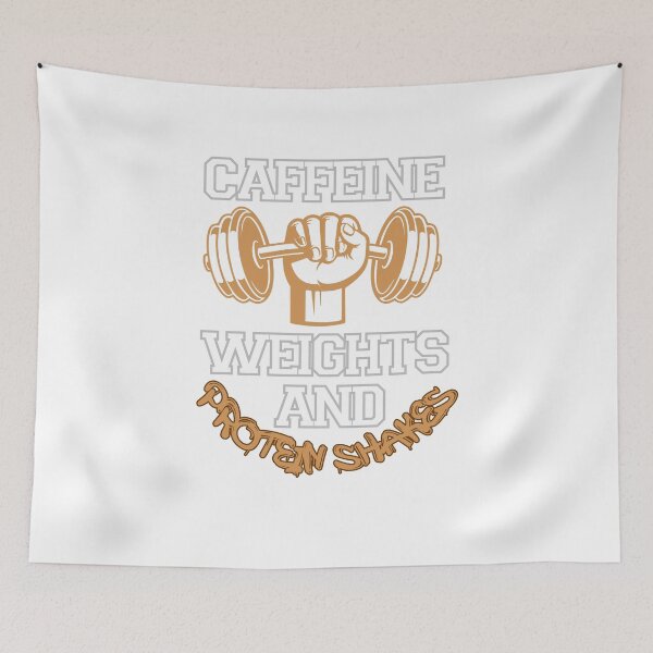 Item preview, Caffeine Weights And Protein Shakes  designed and sold by artist-pride.