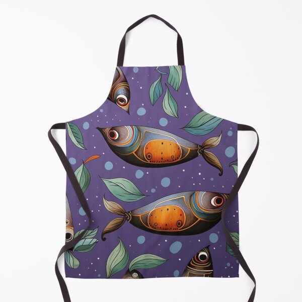 Item preview, "AUBERGINE FISH" BY HUNZINATOR designed and sold by HUNZINATOR.