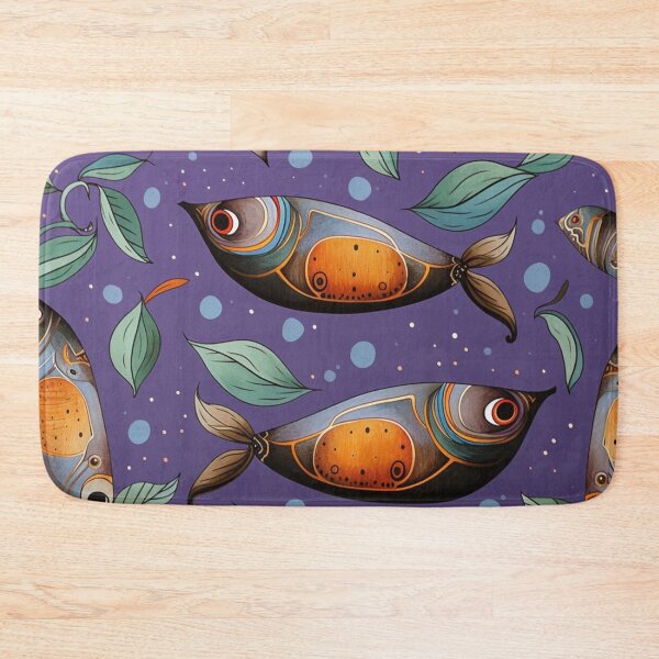 Item preview, "AUBERGINE FISH" BY HUNZINATOR designed and sold by HUNZINATOR.
