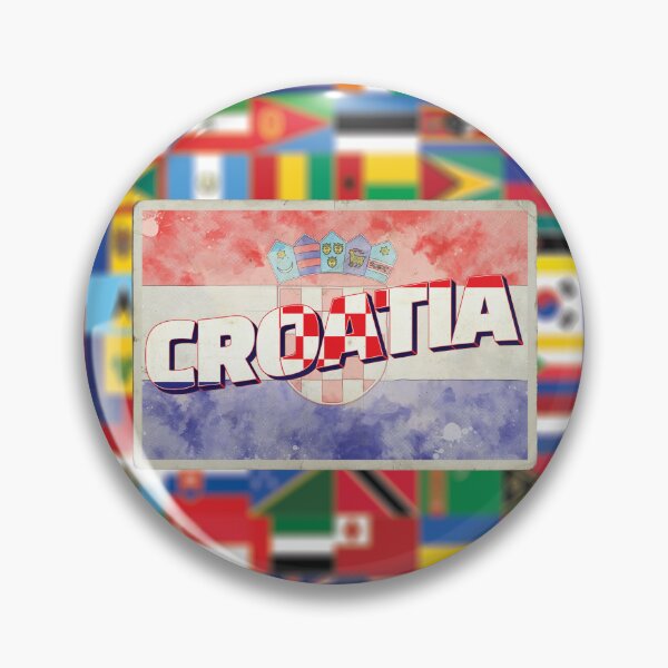 Aperçu de l'œuvre Croatie Souvenir rétro de style vintage créée et vendue par DeveloperProp0.