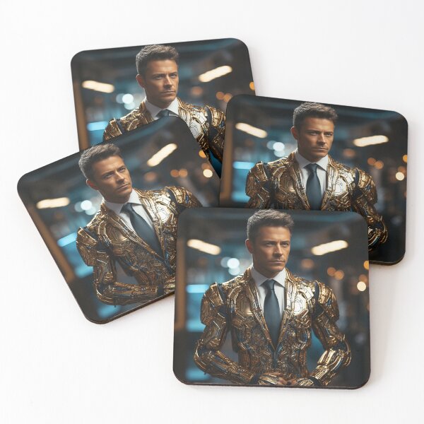 Item preview, Cybernetic Financial Mediator - AI-Human Finance Negotiator designed and sold by TheBrainArt.