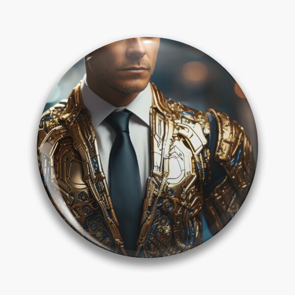 Item preview, Cybernetic Financial Mediator - AI-Human Finance Negotiator designed and sold by TheBrainArt.