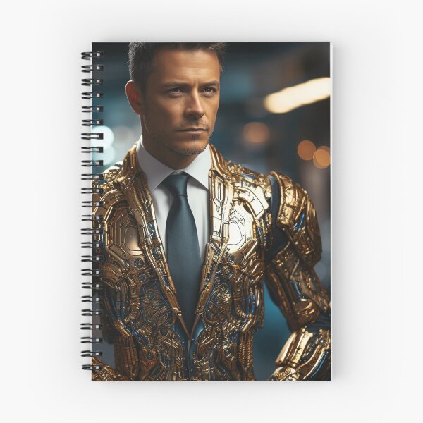 Item preview, Cybernetic Financial Mediator - AI-Human Finance Negotiator designed and sold by TheBrainArt.