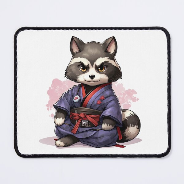 Item preview, Tanuki in Japanese Samurai Clothing designed and sold by Puristock.