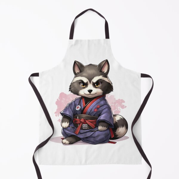 Item preview, Tanuki in Japanese Samurai Clothing designed and sold by Puristock.