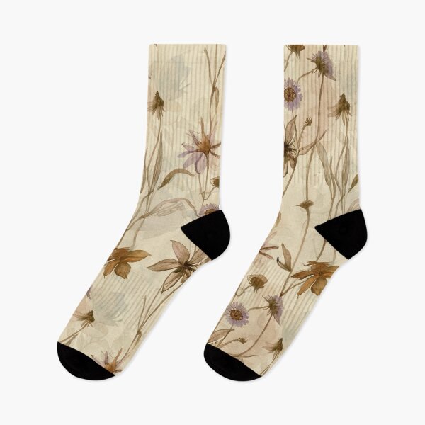Item preview, Retro beige flowers designed and sold by Jasardpu.
