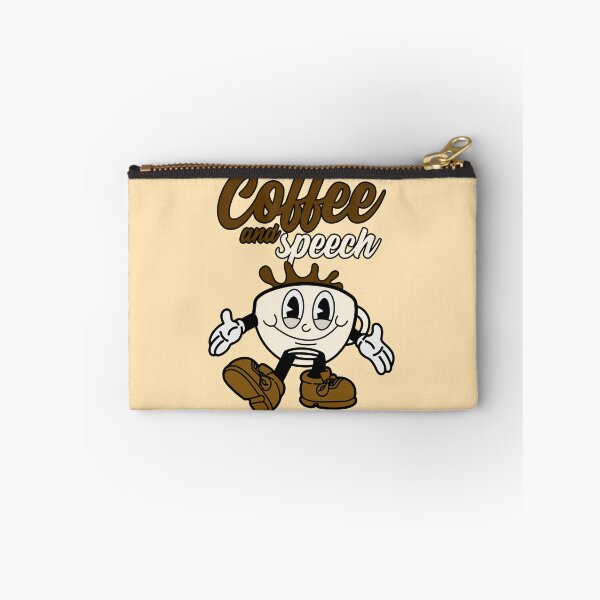 Item preview, Coffee and Speech :Cute cartoon coffee cup designed and sold by ImaginarStore.