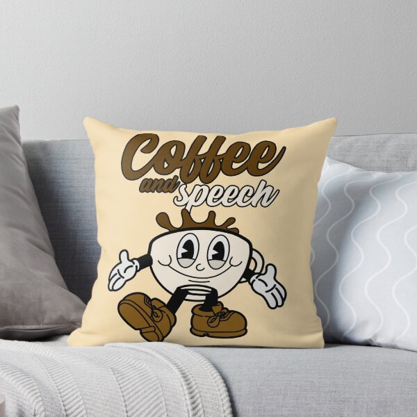 Item preview, Coffee and Speech :Cute cartoon coffee cup designed and sold by ImaginarStore.