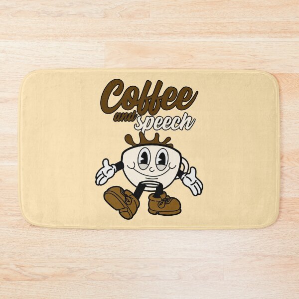 Item preview, Coffee and Speech :Cute cartoon coffee cup designed and sold by ImaginarStore.