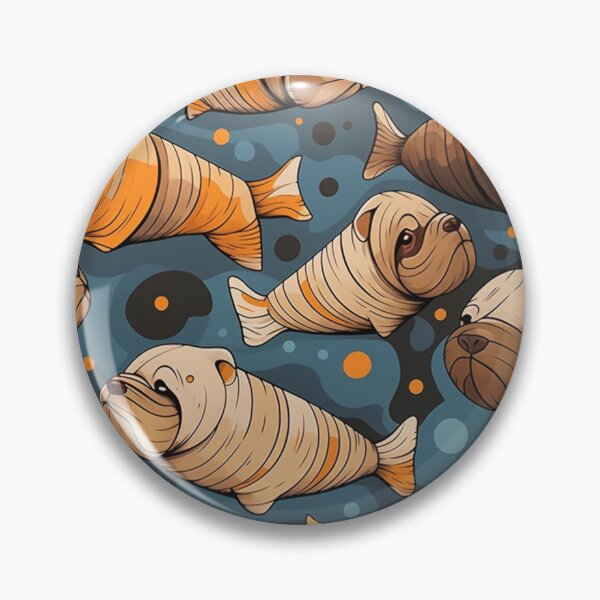 Item preview, "SHAR PEI FISH" BY HUNZINATOR designed and sold by HUNZINATOR.