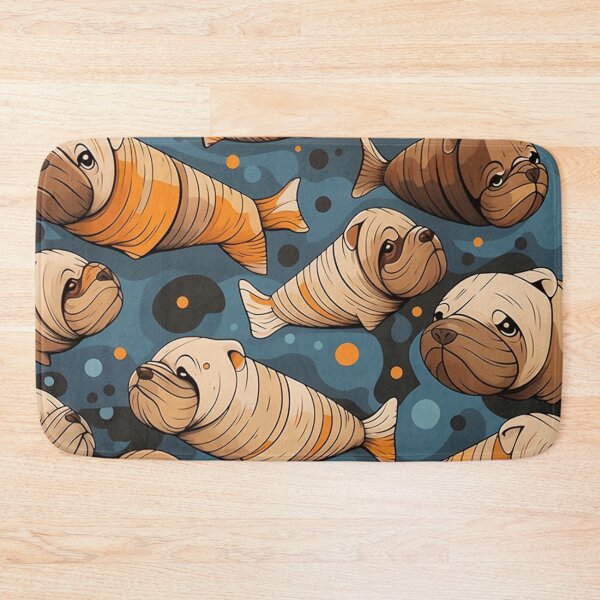 Item preview, "SHAR PEI FISH" BY HUNZINATOR designed and sold by HUNZINATOR.