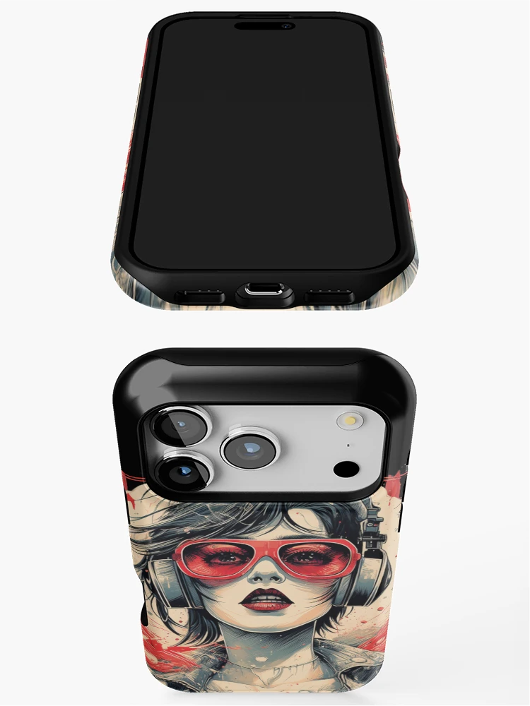 Thumbnail 3 of 4, iPhone Case, Explosive Soundwaves designed and sold by PrintDesignLab.