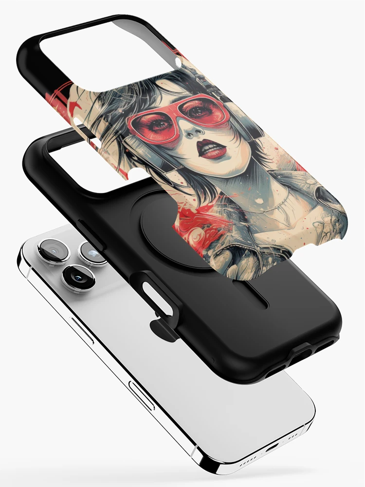 Thumbnail 2 of 4, iPhone Case, Explosive Soundwaves designed and sold by PrintDesignLab.