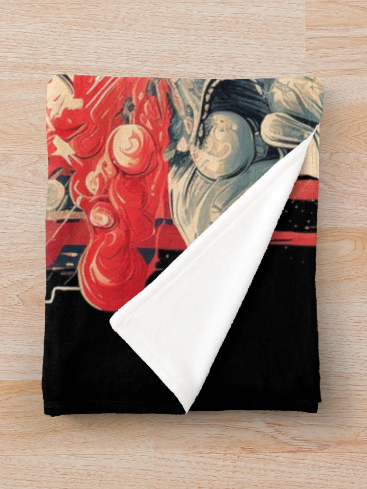 Thumbnail 3 of 6, Throw Blanket, Explosive Soundwaves designed and sold by PrintDesignLab.