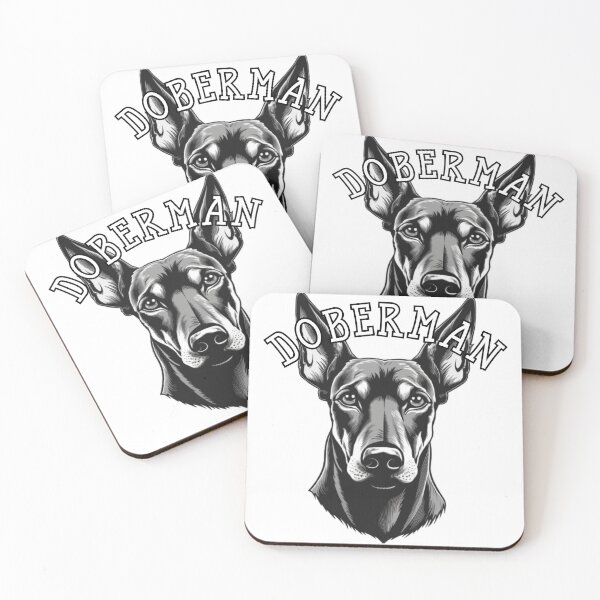 Item preview, natural ear Doberman designed and sold by Tee Studio.