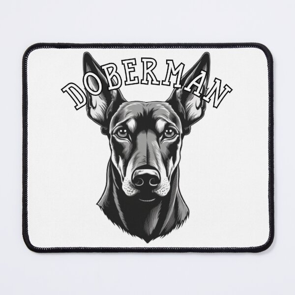 Item preview, natural ear Doberman designed and sold by Tee Studio.