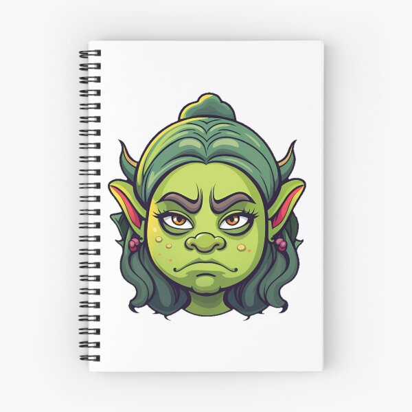 Item preview, Orc woman mad cartoon designed and sold by marjard.