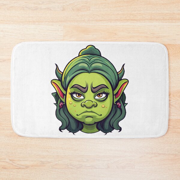 Item preview, Orc woman mad cartoon designed and sold by marjard.