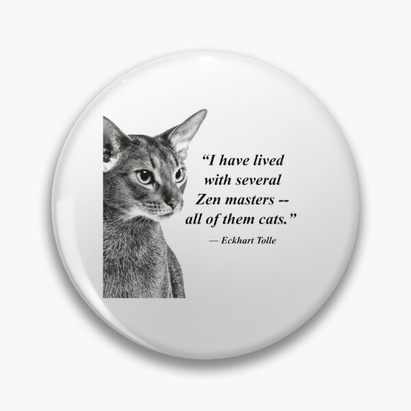 Item preview, Cat Zen Master  Eckhart Tolle designed and sold by nders-enLatta.
