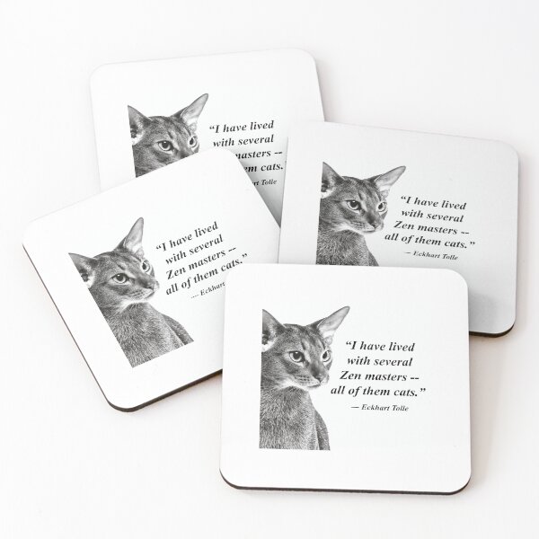 Item preview, Cat Zen Master  Eckhart Tolle designed and sold by nders-enLatta.